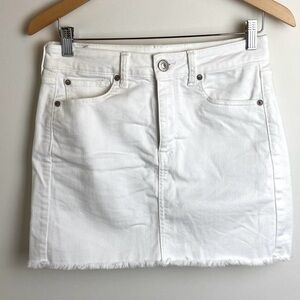American Eagle White Mini Skirt Casual Night Out